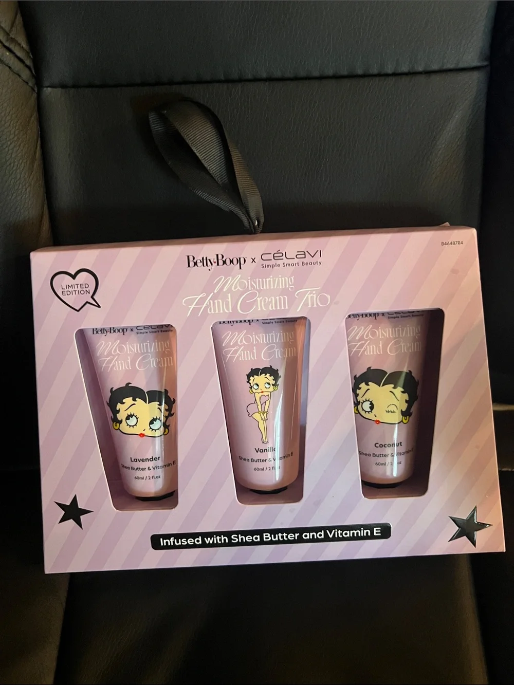 Betty Boop x Velavi Moisturizing Hand Cream Trio limited edition